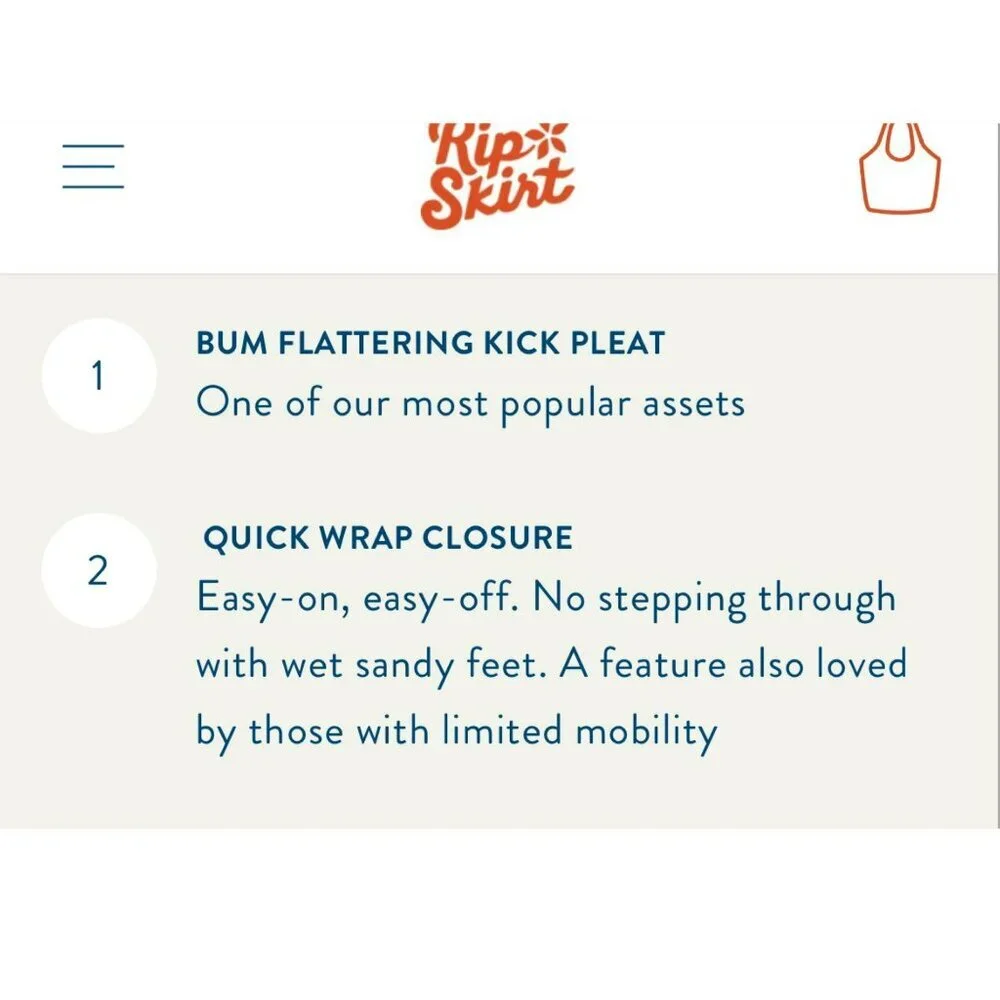 RipSkirt Hawaii Maui Moonlight Skirt Style 201 NWT Women's Size M - Picture 13 of 13